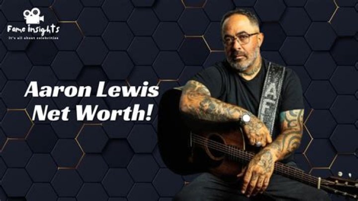 Unveiling Aaron Lewis' Net Worth: Exclusive Insights And Surprising Discoveries