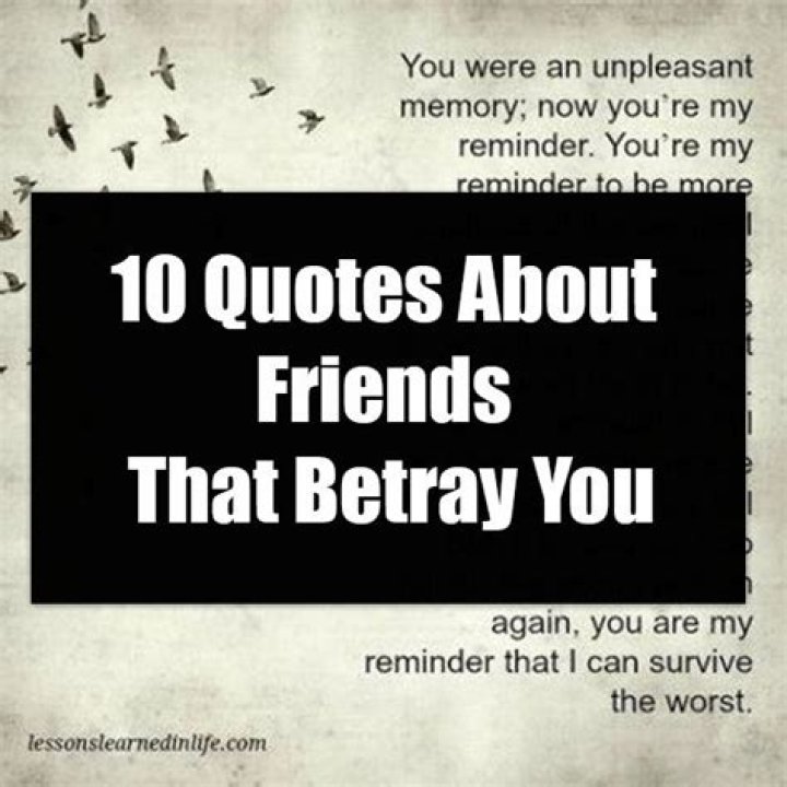 The Ultimate Betrayal: Quotes To Mutilate A Friend's Heart