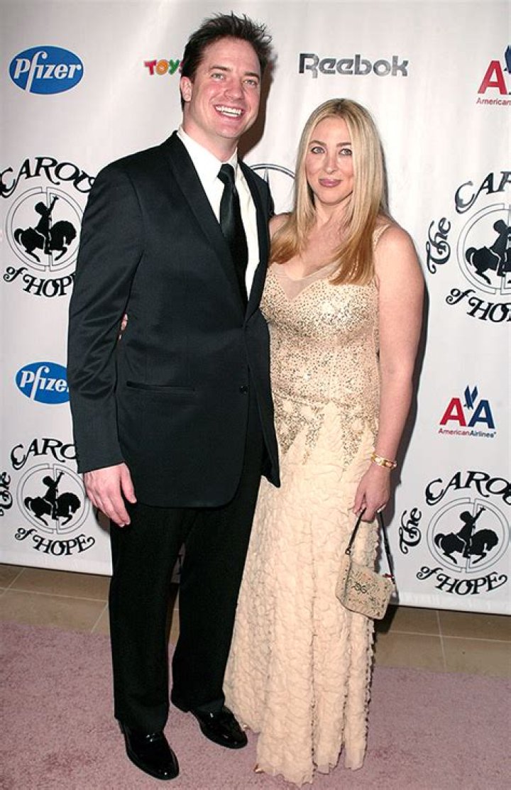 Brendan Fraser And Wife Share A Look Of Love