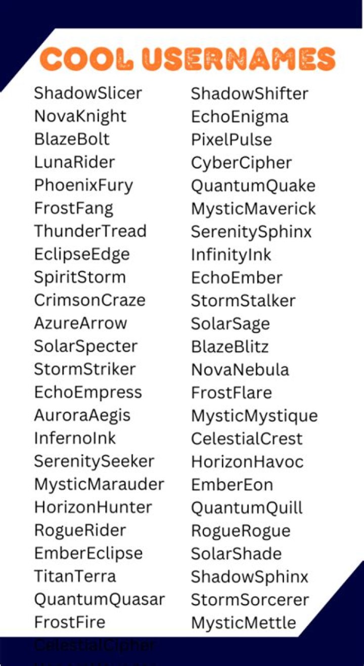 The Ultimate Guide To Creating Awesome Cool Usernames