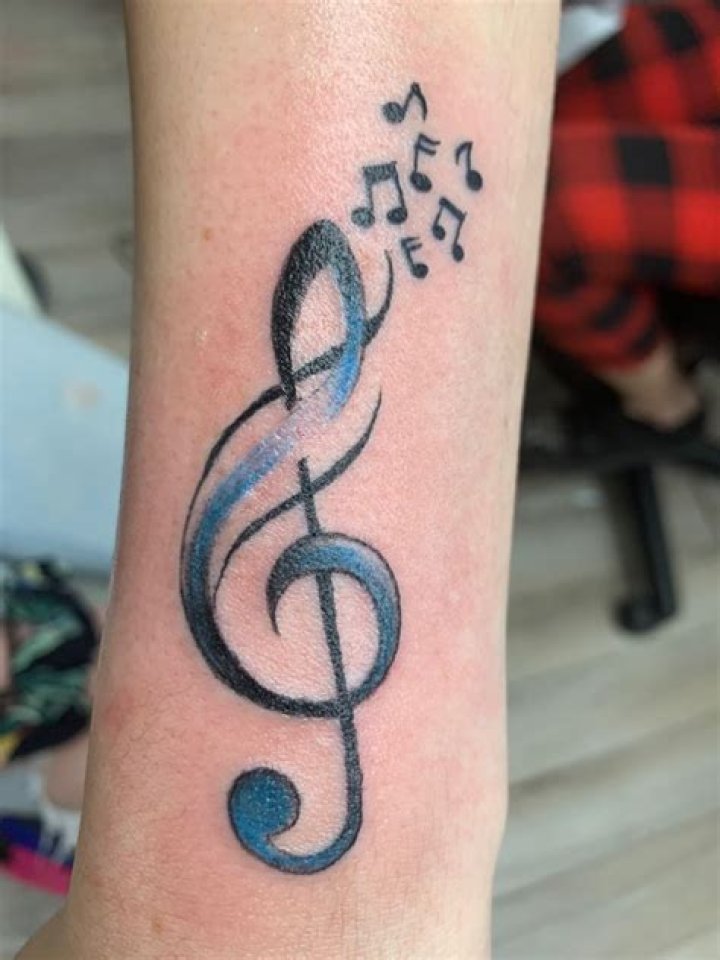 Hand Tattoos Music Notes
