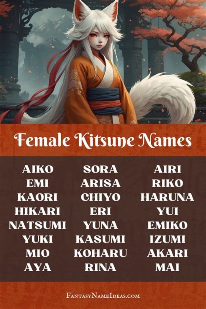 The Ultimate Guide To Kitsune Names: A Comprehensive Collection