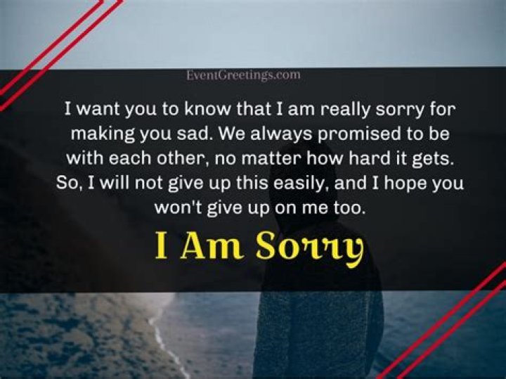 Sincere Apologies: Heartfelt "I'm Sorry" Quotes For Him