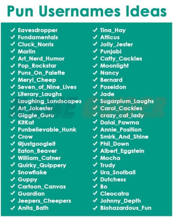 The Ultimate Guide To Hilarious Pun Usernames: Unleash Your Inner Wordplay Wizard