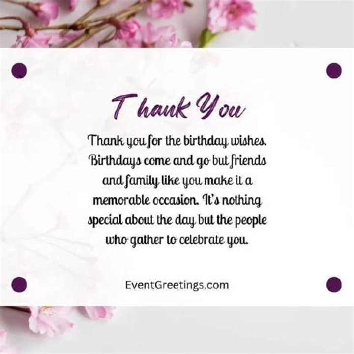 Top Quotes To Express Gratitude For Birthday Wishes