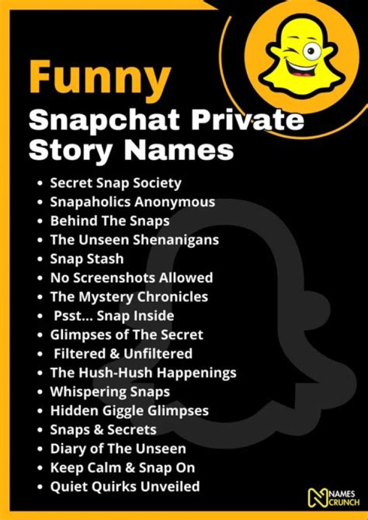 Snapchat Funny Names