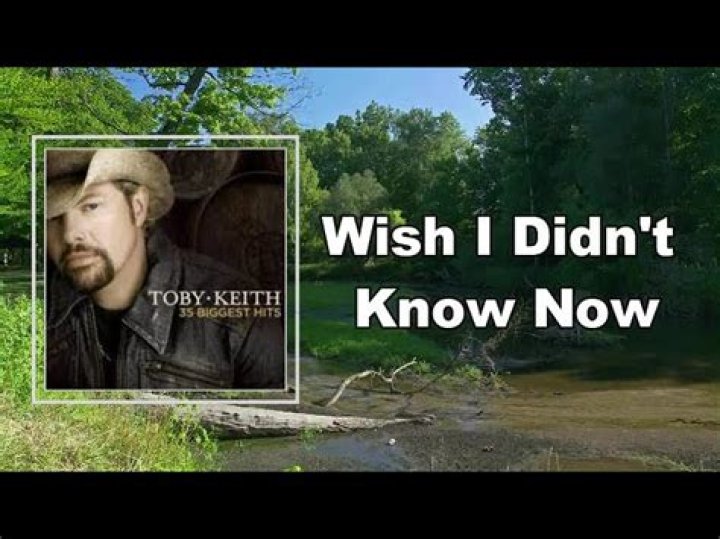 Uncover The Secrets Of Toby Keith's Heartfelt Ballad: "Wish I Didn't Know Now"