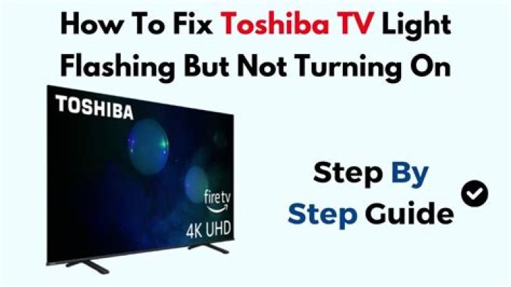 Toshiba TV Not Turning On? Here's Why And How To Fix It