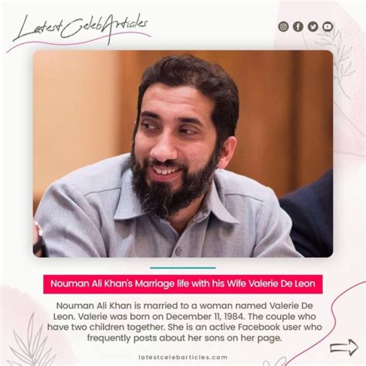 Unveiling The Wife Of Nouman Ali Khan: Valerie De Leon