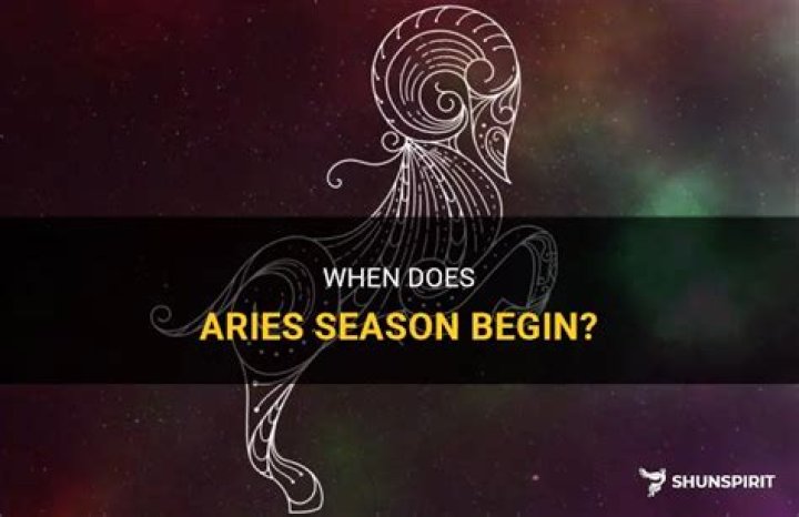 When Does Aries Season Start And End? The Ultimate Guide